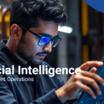 a person interacting with Artificial Intelligence