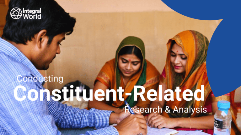 three social workers conducting constituent related research and analysis