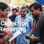 Social Workers doing data collection and reporting work
