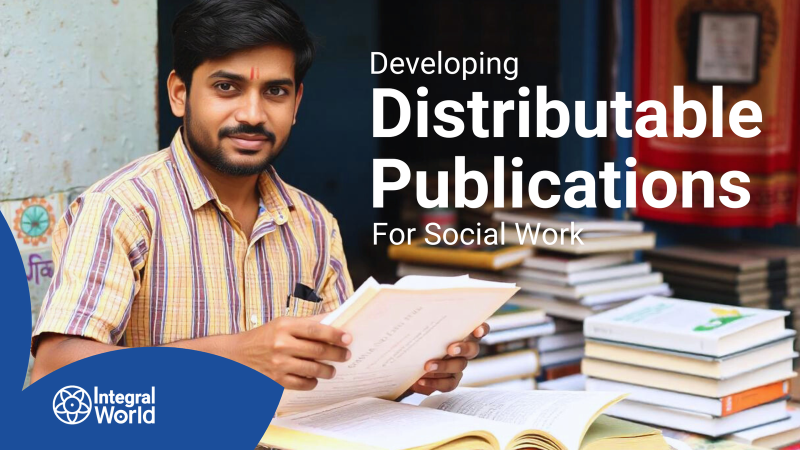 A Social Worker Developing Distributable Publications for Social Work