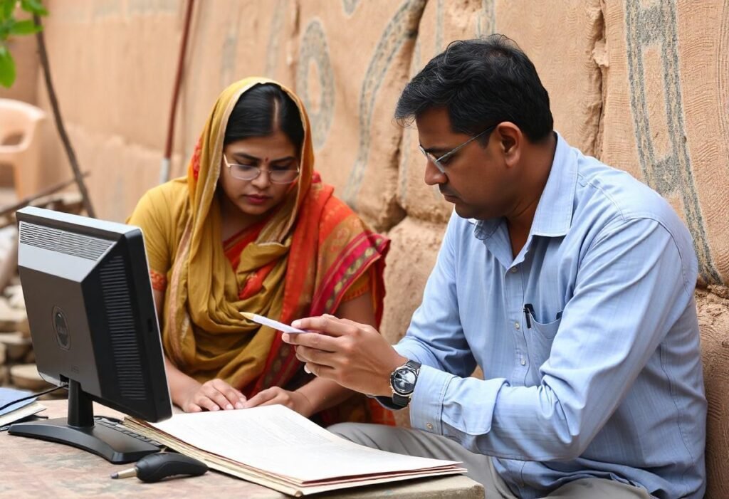 a person working on computer